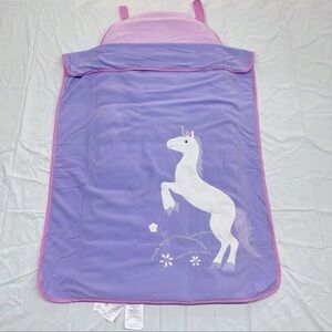 Back to school|NWOT POTTERY BARN KIDS Purple Unicorn Girl's Nap Mat SLEEPING BAG